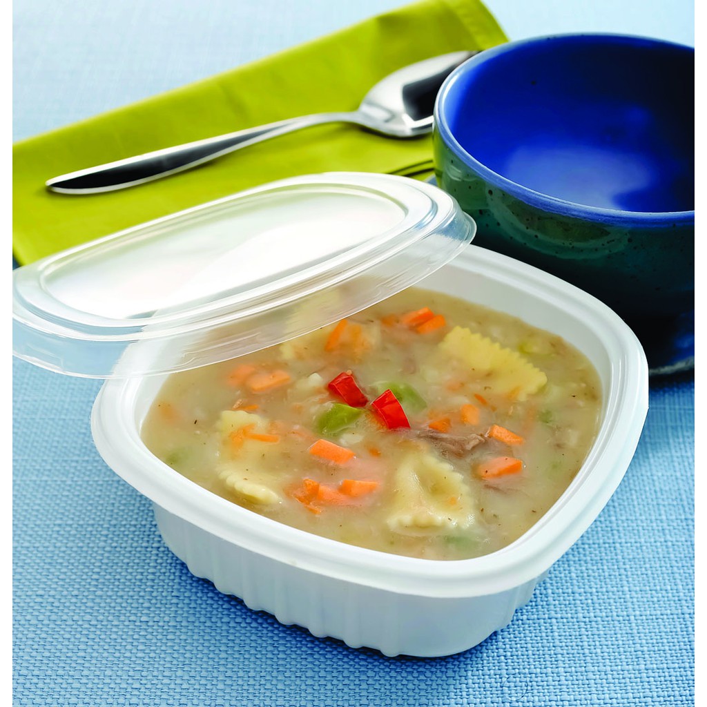 10 Pote Multiuso Baixo - 400ml PP  Ref.: G 308 galvonateck - Home & Living