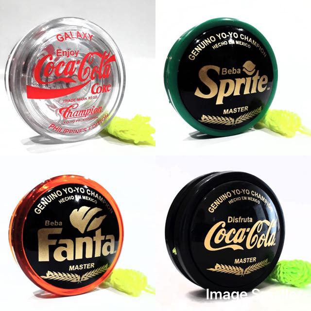 4 Yoyo ( ioio, yoyo) Profissional Coca Cola Master / Galaxy