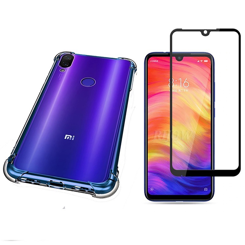 Película 3d Redmi Note 7 Frontal Tela Toda Capa Anti Impacto Xiaomi