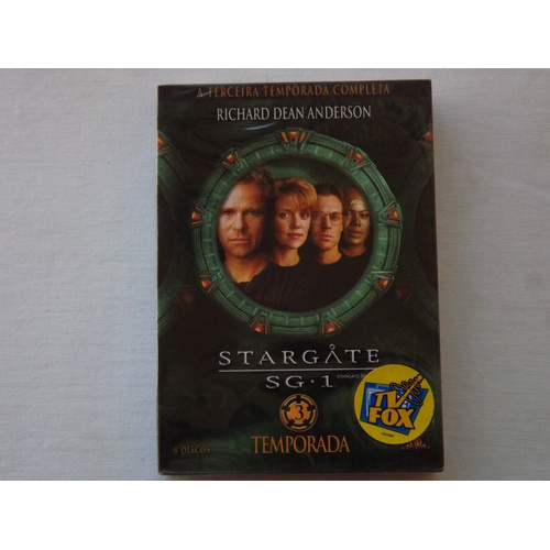 Box Dvd Stargate Sg.1 - 3ª Temporada - Original - Lacrado