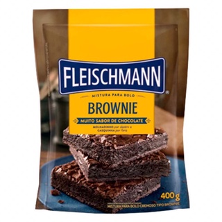 Mistura para bolo Fleischmann Brownie 400g