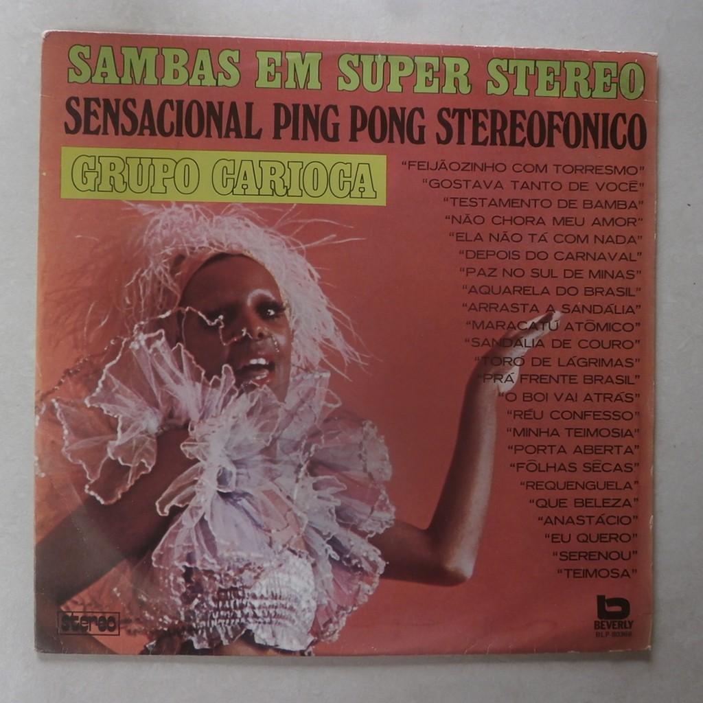 Lp Grupo Carioca 1974 Samba Em Super Stereo, Disco Vinil