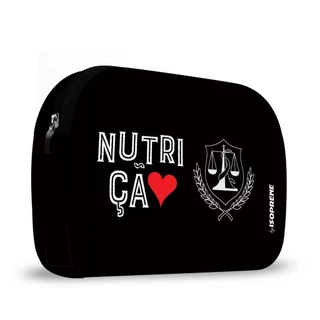 Necessaire em Neoprene - ISOPRENE - Linha Black - Nutrição