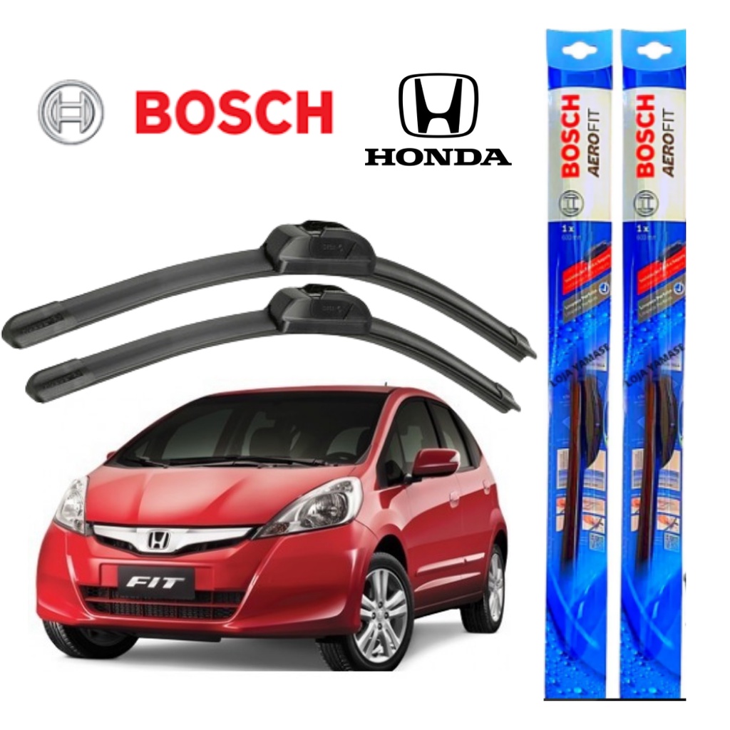 Par Palheta Limpador Original Bosch Honda Fit 2003 2004 2005 2006 2007 2008 em Oferta na Shopee