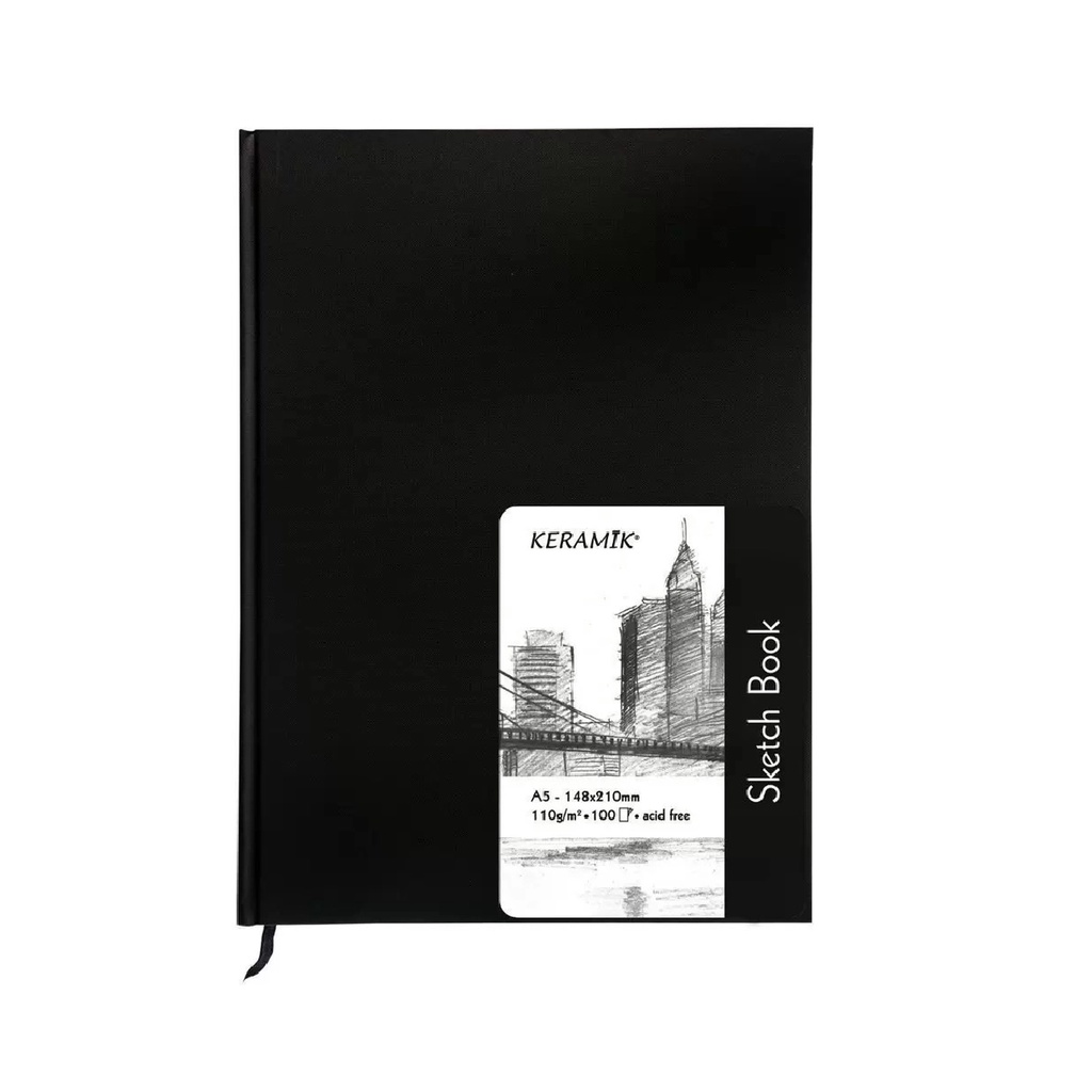 Caderno Sketchbook Keramik A5 110g 100 Folhas