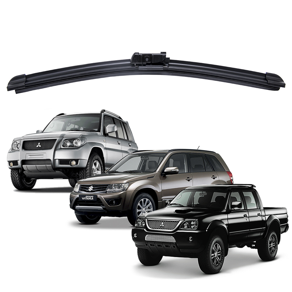 Par Palheta Limpador Para-brisa Dianteiro Pajero Tr4 L200 Grand Vitara