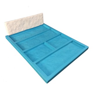 Forma 100% Silicone Gesso 3D Tijolo Simétrico 26,5x7,5 Cm