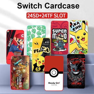 Nintendo Switch Com 48 Jogos Slot Para Cartão & 24 Compartimentos