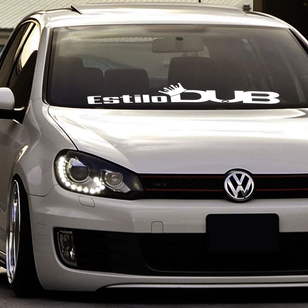 Adesivo Para Brisa Estilo Dub Carro Rebaixado Som Automotivo | Shopee ...