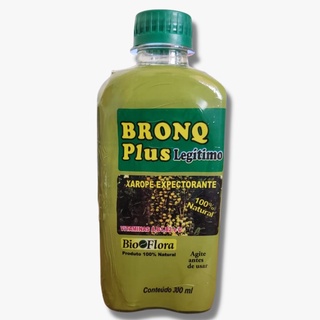 3 un. Xarope Bronq Plus 300ml Bio Flora - Xarope Natural