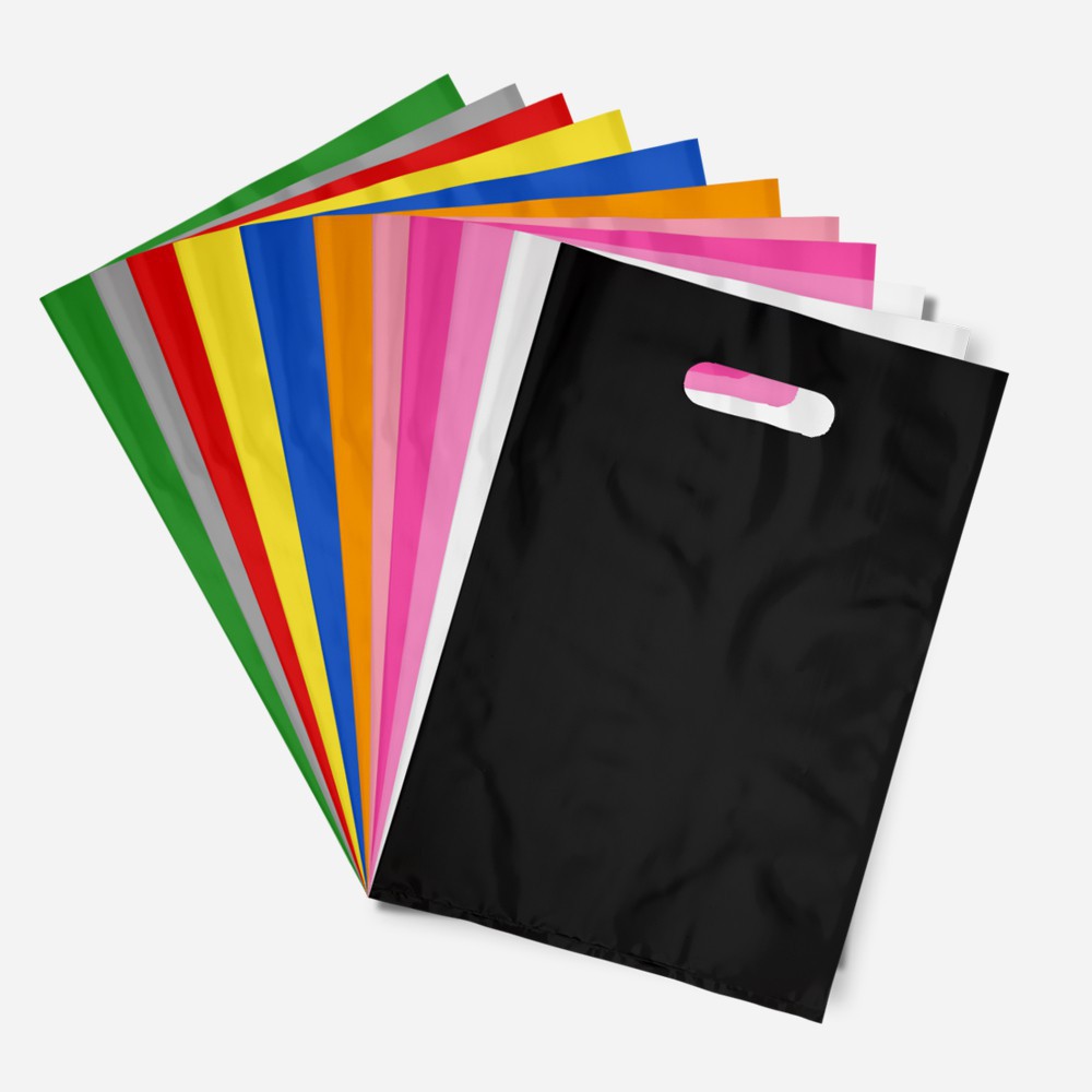 Sacolas Plasticas 35x45 Alça Boca De Palhaço 1kg/40un Pronta Entrega em Oferta na Shopee