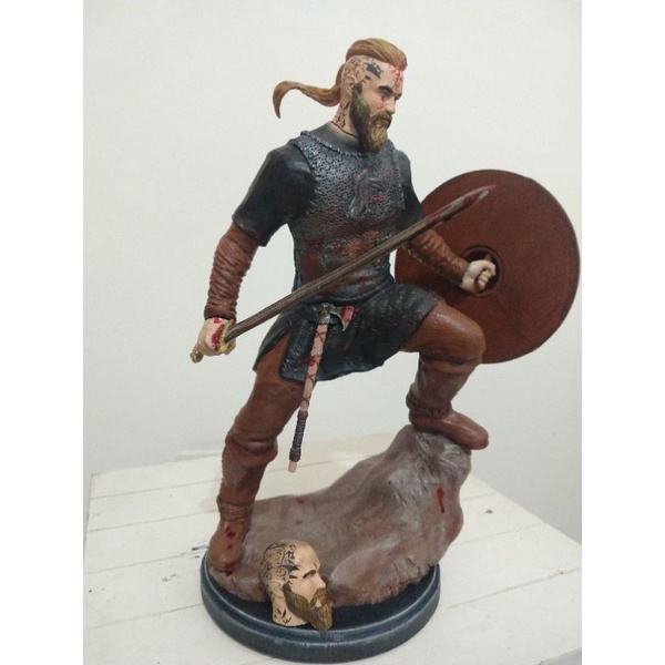 boneco action figure Ragnar VIKINGS estatua Shopee Brasil