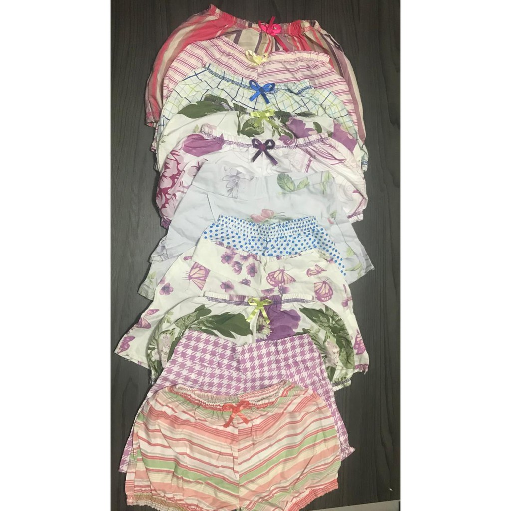 short infantil femininos