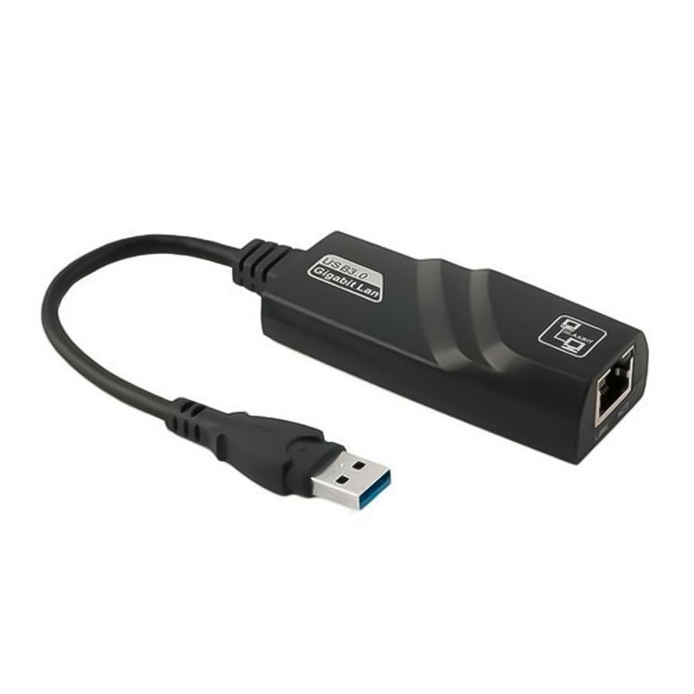 Adaptador de Rede USB 3.0 P/ RJ45 Lan Ethernet Gigabit Placa de Rede Externa 10/100/1000mbps