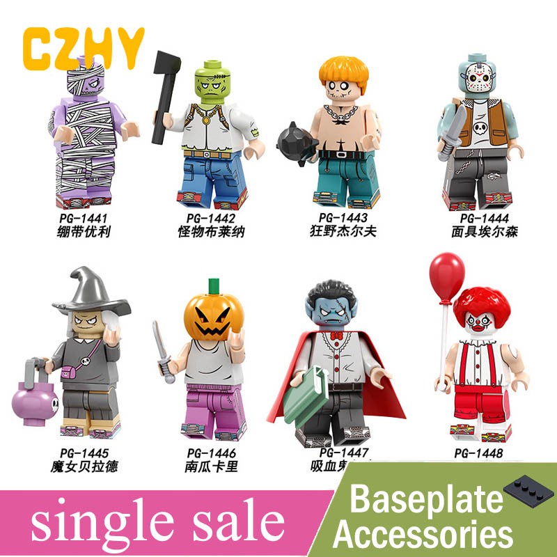 LEGO Minecraft Minifiguras Zombie Da Selva Blocos De Construção De  Brinquedos Educativos Infantis - Escorrega o Preço