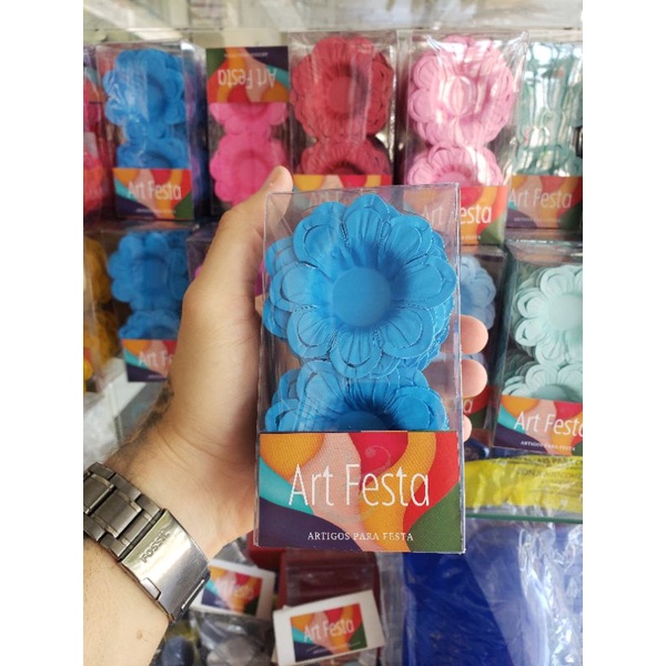 300 uni forma requinte azul Royal  e 300 acetatos transparentes para brigadeiro / bombom / doces finos ideal para casamento / festa / eventos