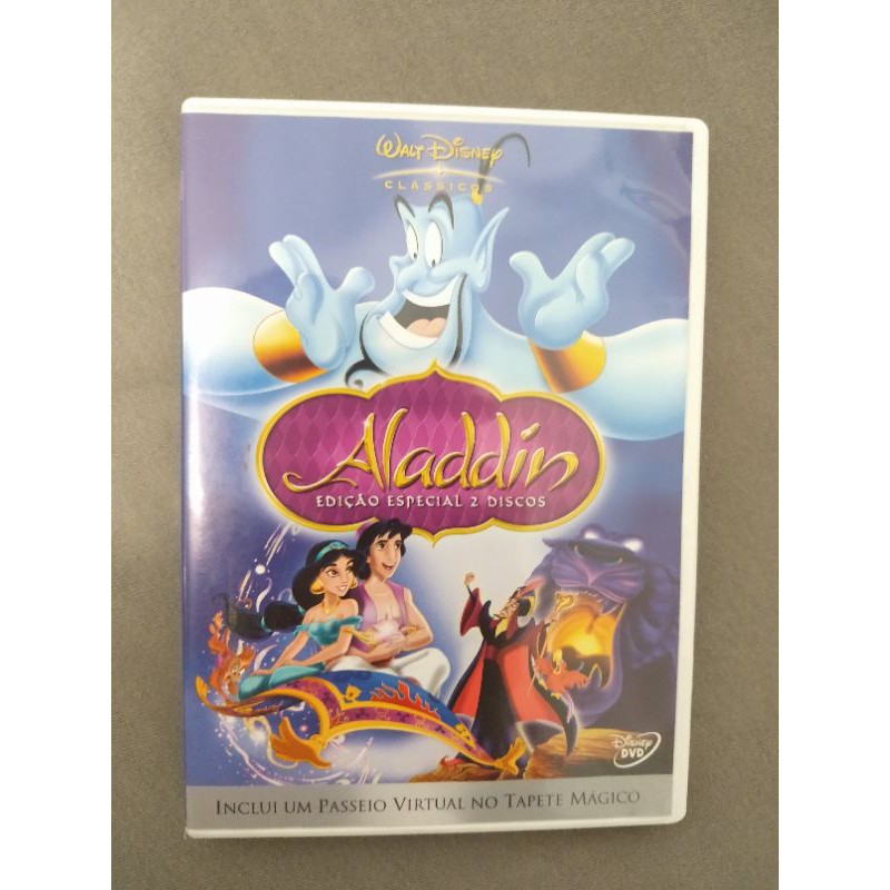 DVD Disney Aladdin Duplo + Encarte | Shopee Brasil