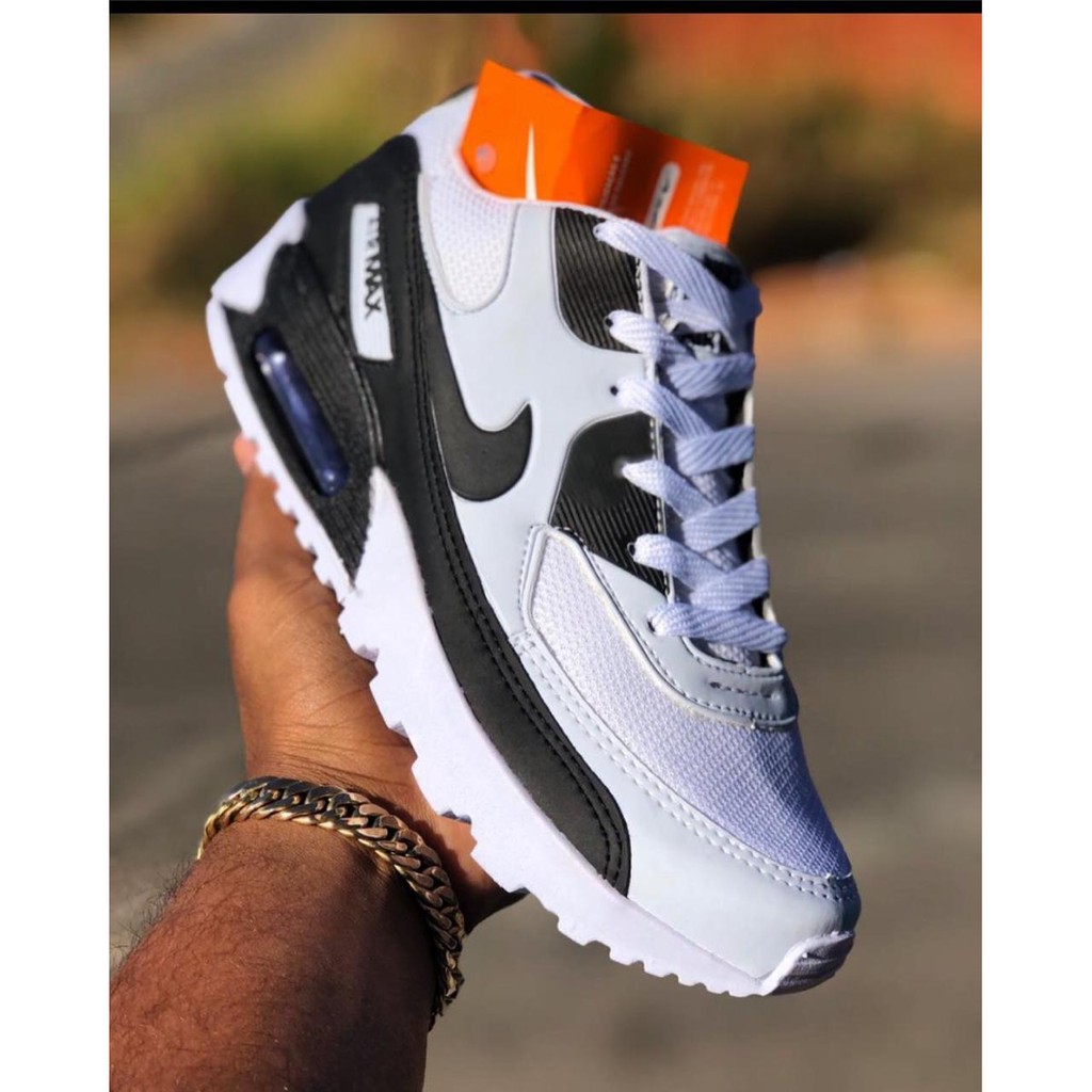 air max 90 essential branco e preto