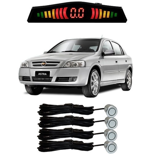 Sensor De Estacionamento Ré Astra Todos Os Modelos Prata em Oferta na Shopee