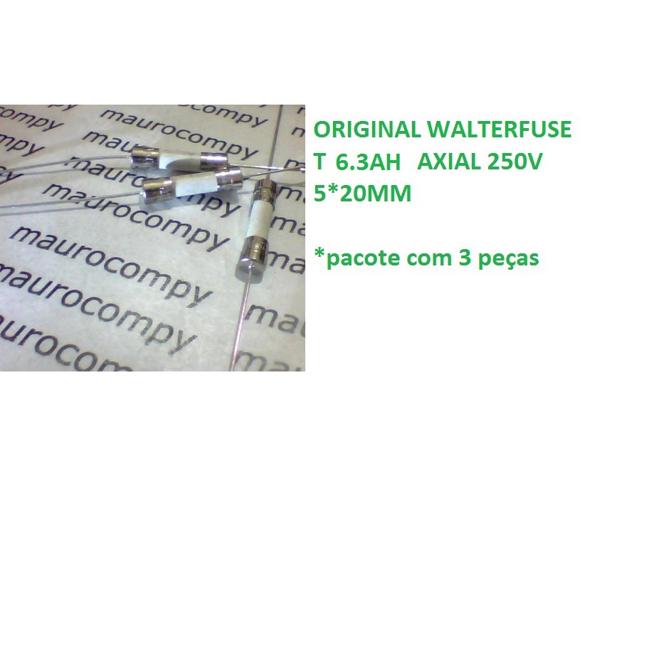 5PZ F6.3AH250V, F6.3A 250V, F6.3 H250V, Fusibili Cartuccia - Foto 5