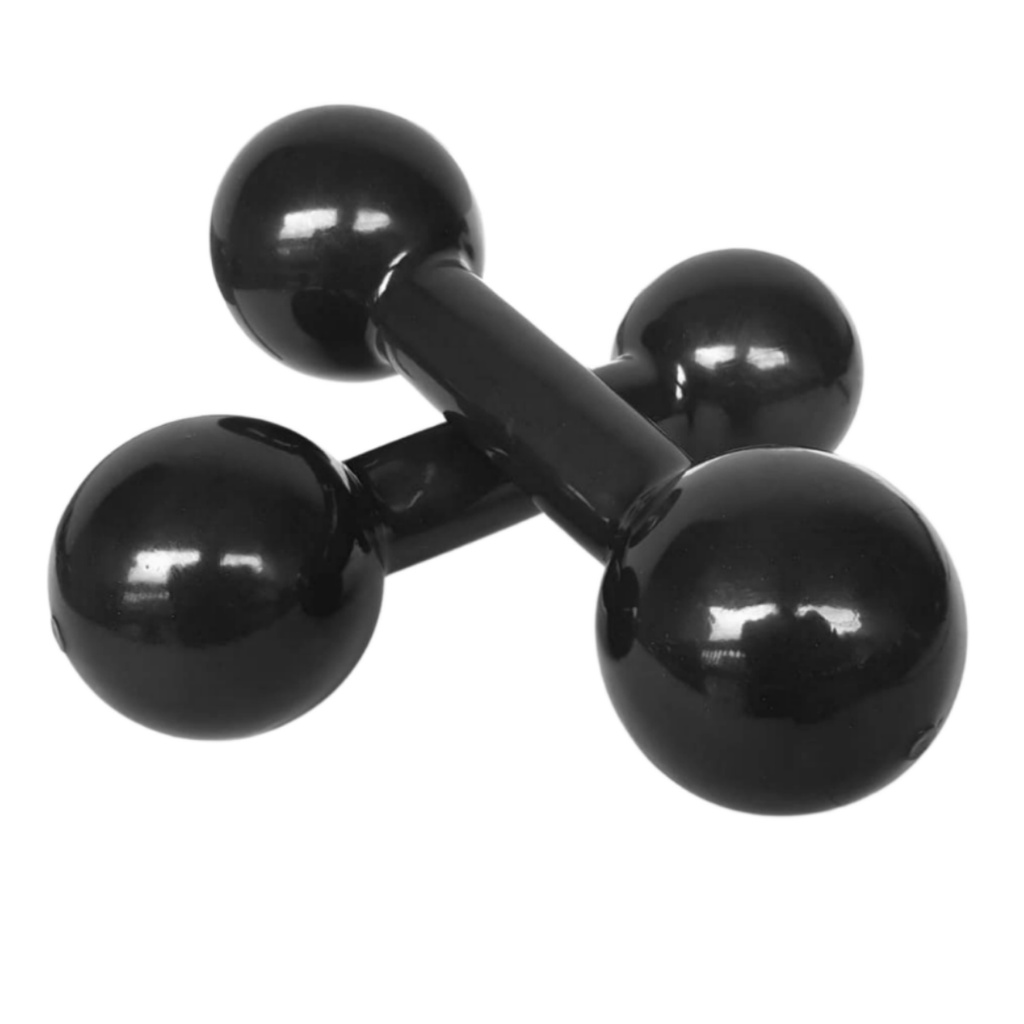 Par Peso Halter Academia Emborrachado Halter 2 Kg Polimet