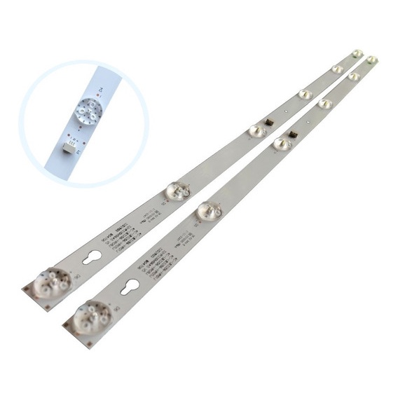 KIT 2 BARRAS DE LED TV SEMP TCL  32L1800 32L2600 32L2800 32L2900 / L32S4900 / 32D2900 ENVIO IMEDIATO