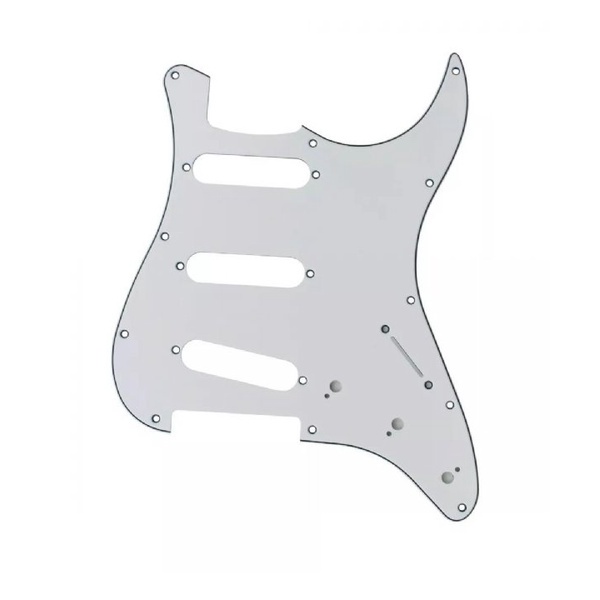 Escudo para Guitarra Stratocaster Sonotec PKG Branco