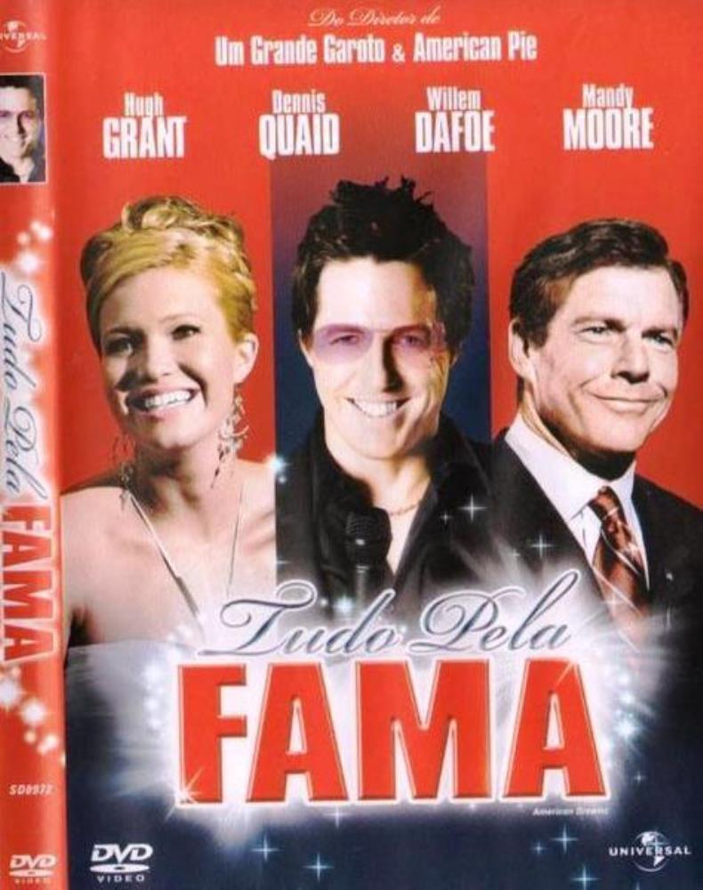 DVD Tudo Pela Fama - Hugh Grant e Dennis Quaid
