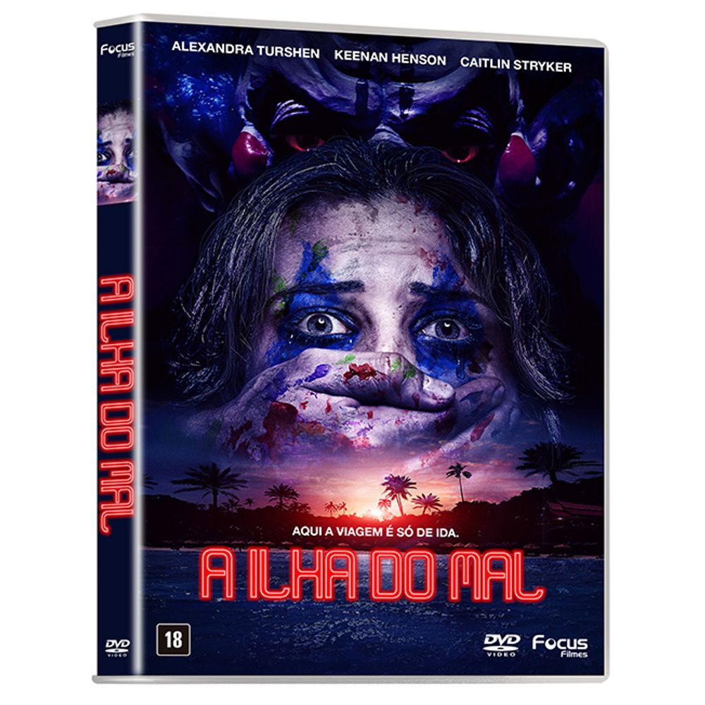 Dvd A Ilha Do Mal - ORIGINAL Focus Filmes - Bradley Stryker - Terror / Suspense - Novo Lacrado