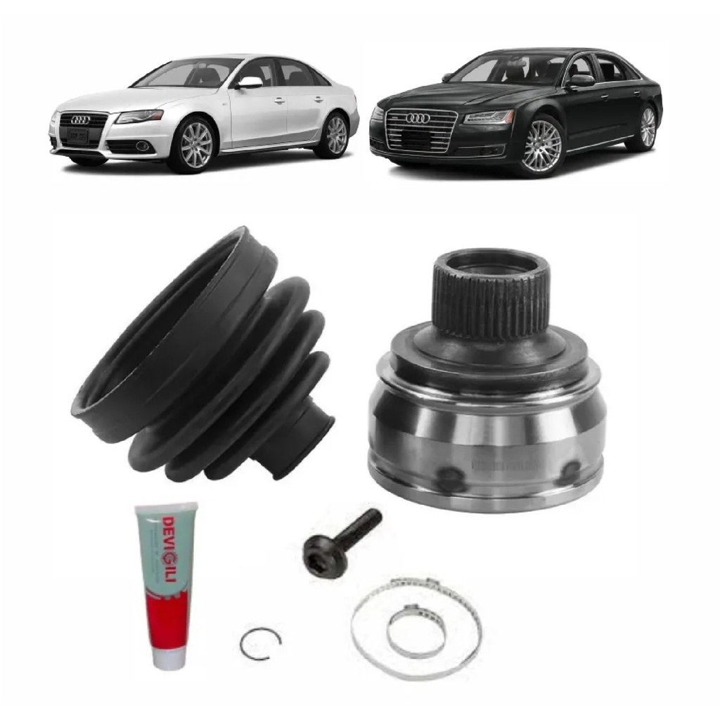 Junta Homocinética Dianteira Roda 28X42 Dentes AUDI A4/A5/A7/A8 1.8/2.0 16V TFSI/3.0 24V FSI 2012 A 2016 8K0498099F/SKU957