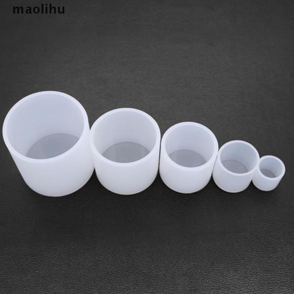 Molde De Vela Maolihu Cilíndrico De Silicone Para Molde De Vela Artesanal
