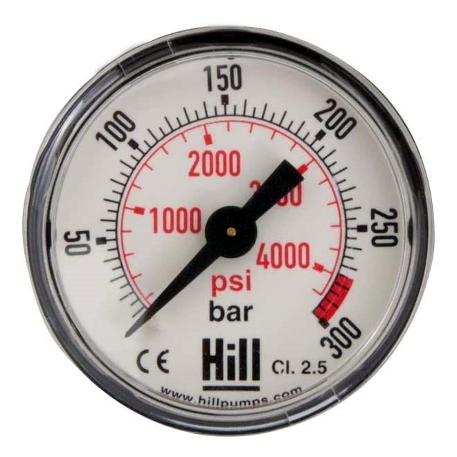 Manômetro de Pressão 275bar para Bomba de Ar Hill MK1/MK2/MK3/MK4