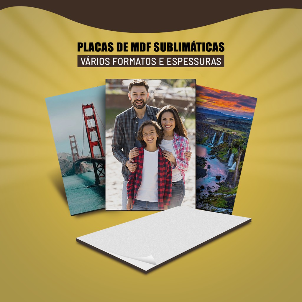 PLACA A4 RESINADA PARA SUBLIMAÇÃO 20X27,5 3MM PACOTE C/ 3 UNIDADES em Oferta na Shopee