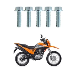 Kit parafusos disco freio dianteiro XRE190 NXR160 Bros 2015 em diante Honda