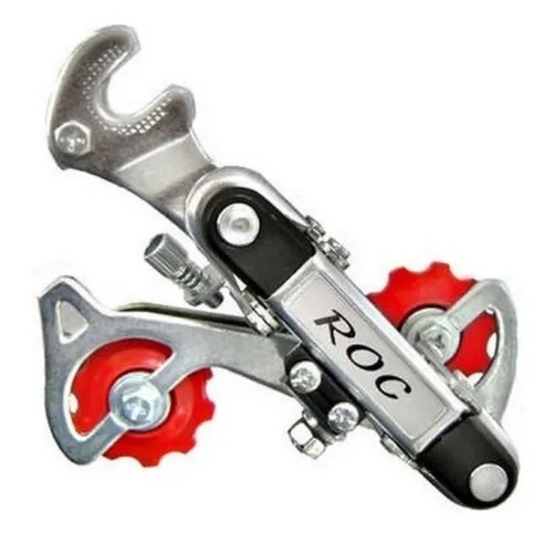 Cambio Mtb Traseiro Bicicleta Bike Roc 6v C/ Gancheira Zinc.
