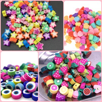 Kit de Entremeio Para Pulseira em PVC 10mm com 50 unidades