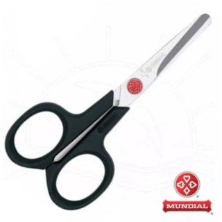 Tesoura Escolar Mundial 10,8 cm ponto vermelho