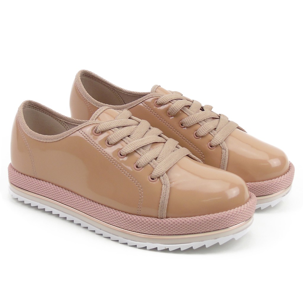 sapatenis de verniz feminino
