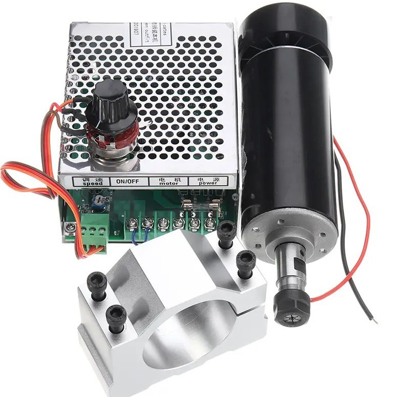 Spindle 500w + Fonte Ac 110v 220v + Kit Suporte Shopee Brasil