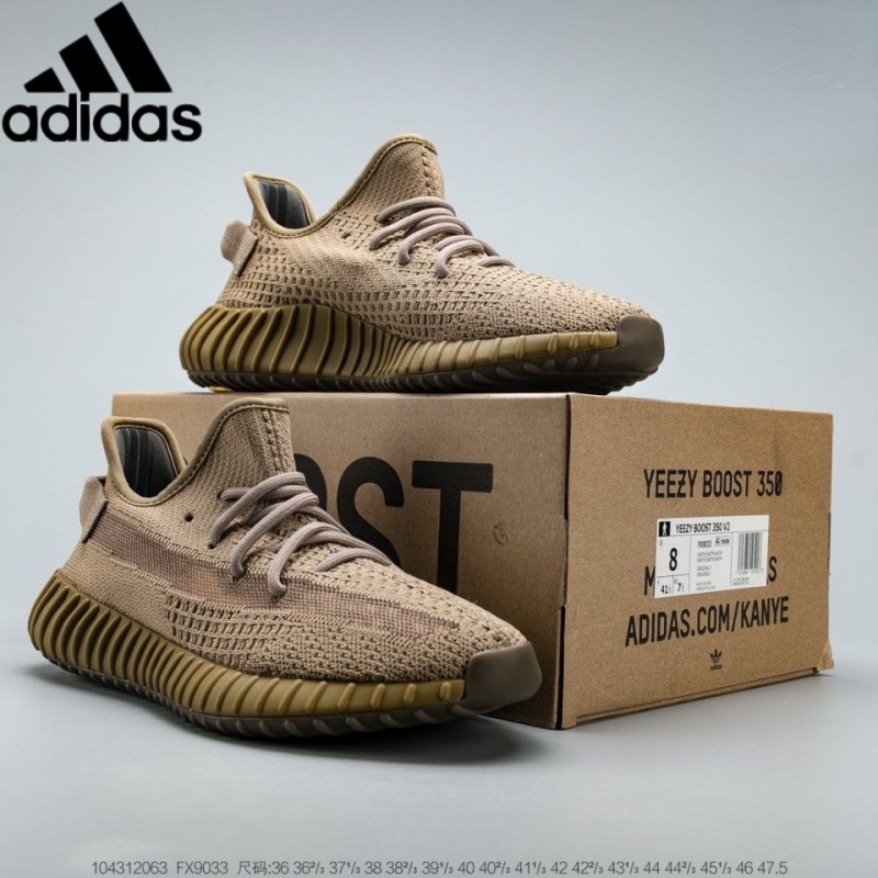 Novos Sapatos Yezy Boost 350 V2'Terra tan NBA Basquetebol De Tênis Masculinos E Femininos De Corrida