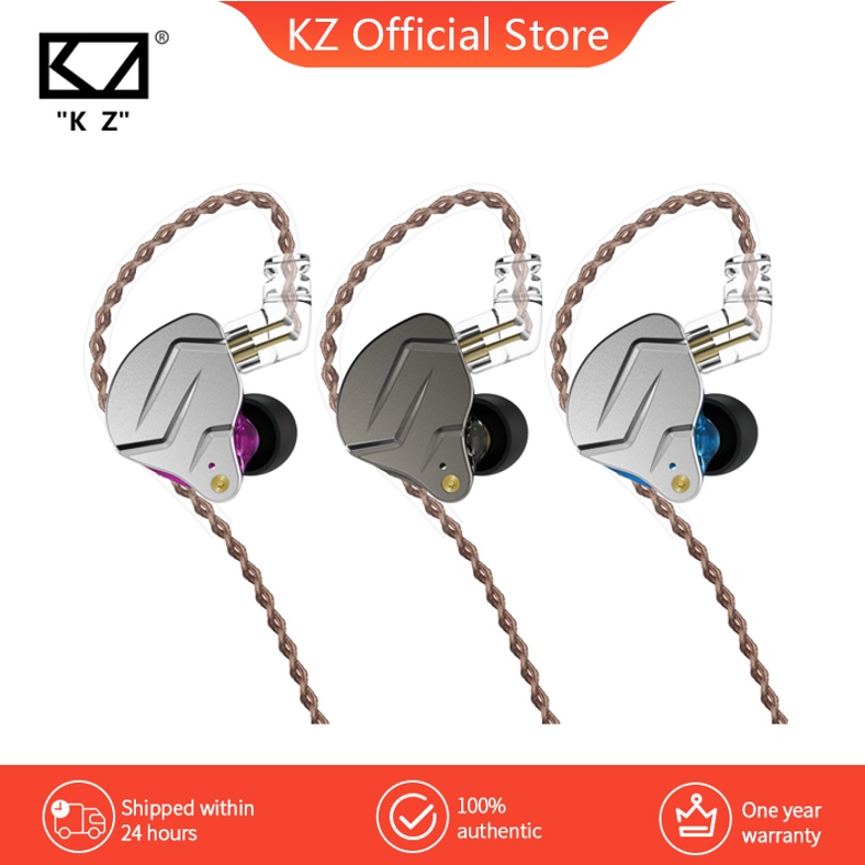 KZ ZSN Pro Fone De Ouvido De metal 1BA + 1DD Alta Fidelidade Heavy Bass Jogo Tecnologia Híbrida Baixo Intra-Auricular