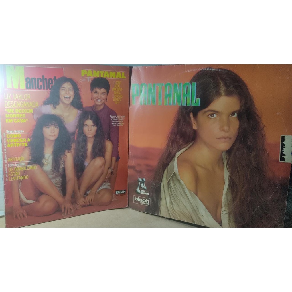 Novela Pantanal - Manchete + Disco (LP Vinil + Revista Original)