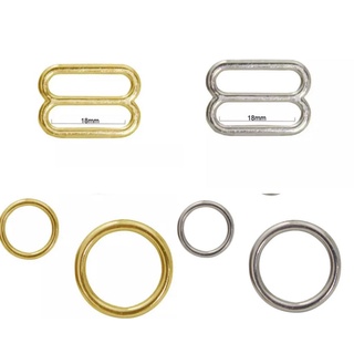 Regulador e Argola Sutiã 18mm Metal (10 pares) alta qualidade
