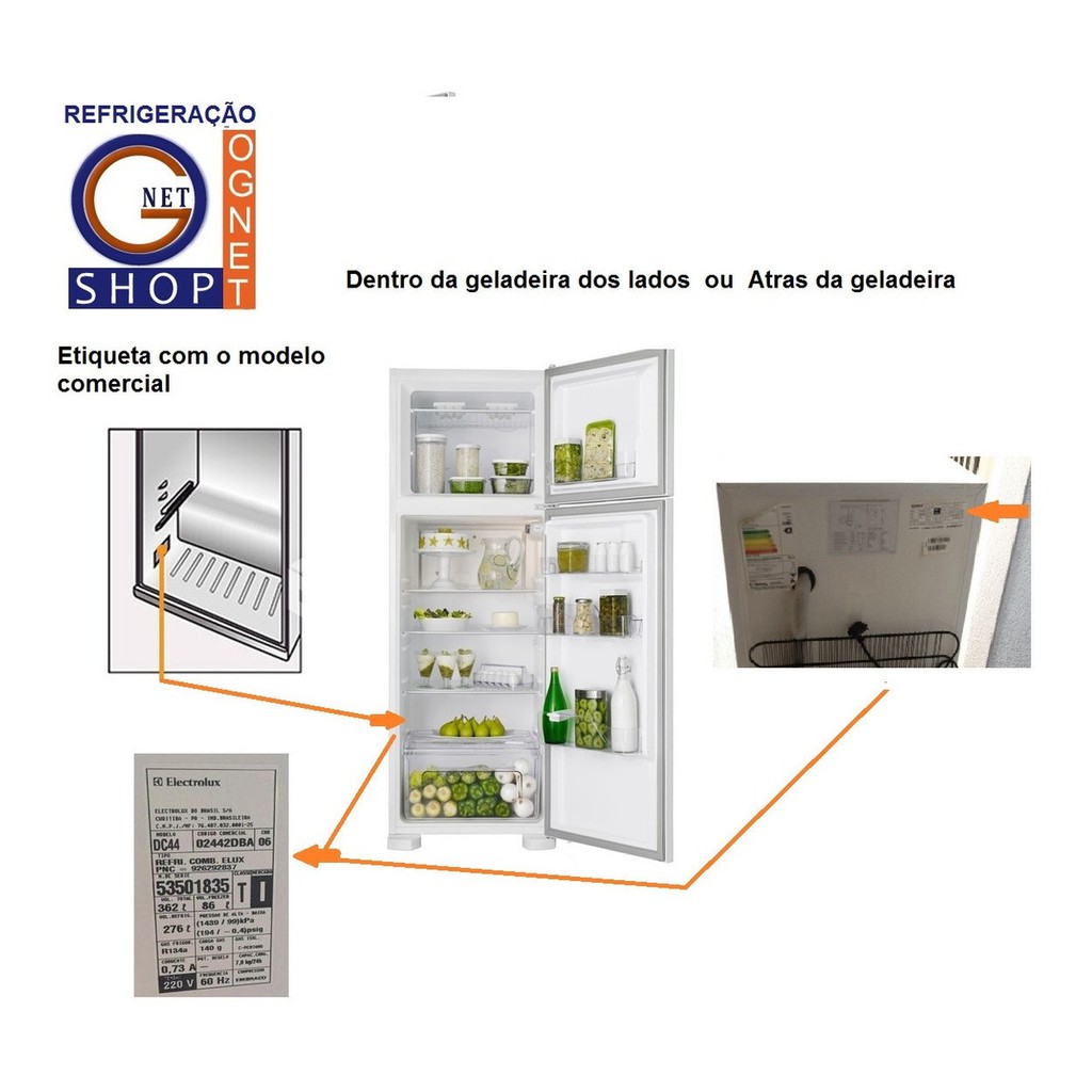 Borracha Para Geladeira Consul 380l Crp38 Cra36a