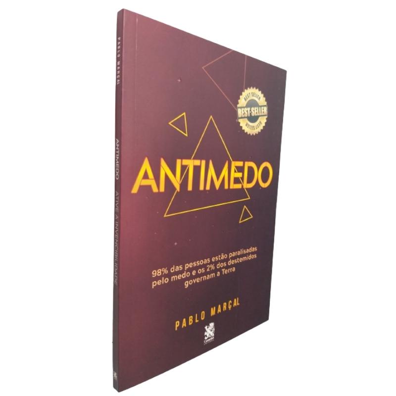 Livro Físico AntiMedo Pablo Marçal Editora Camelot