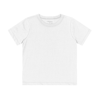 Camiseta Infantil Masculina Básica Rovitex Kids Branco