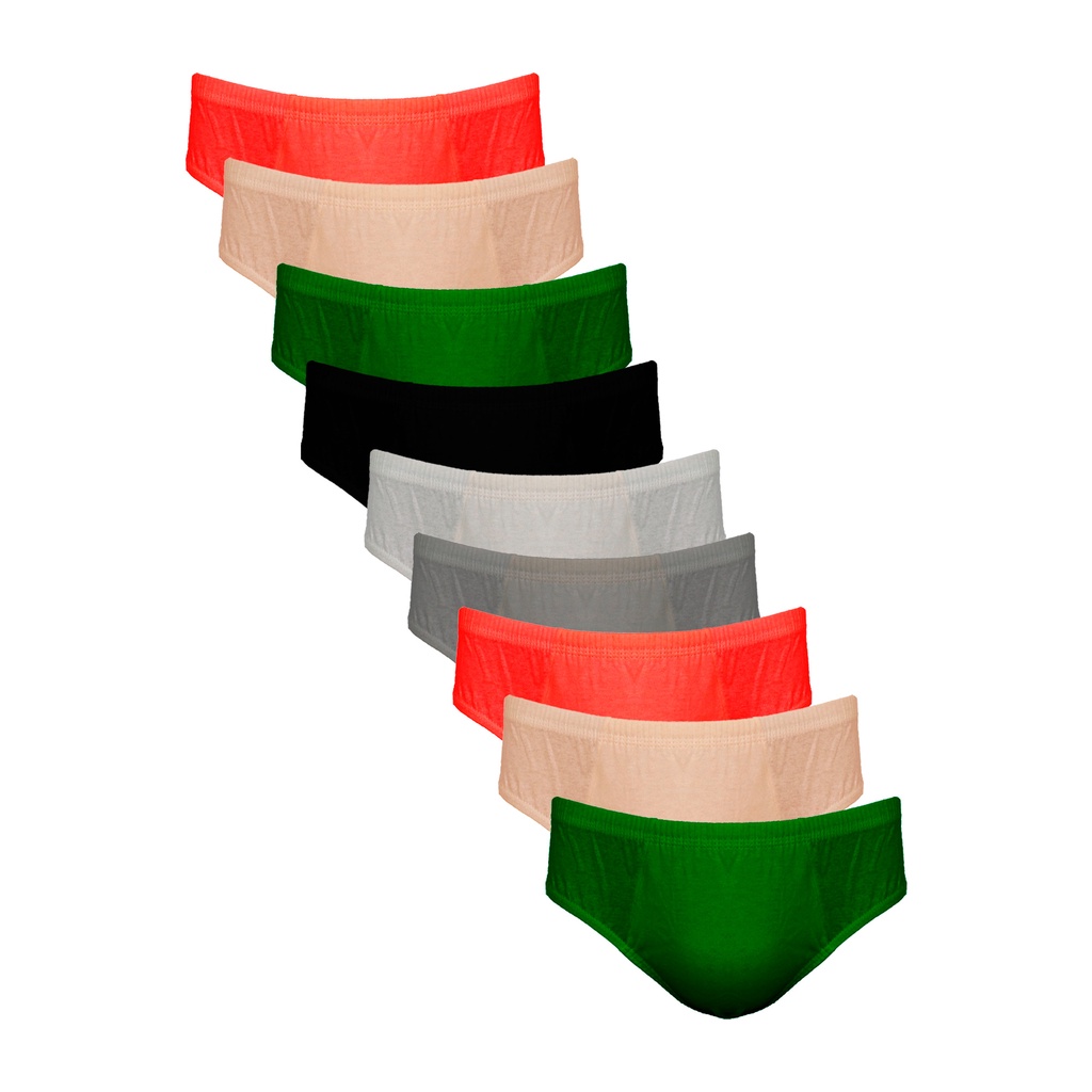 Kit 9 Cuecas Slip Masculino Algodão Cores Sortidas em Oferta na Shopee