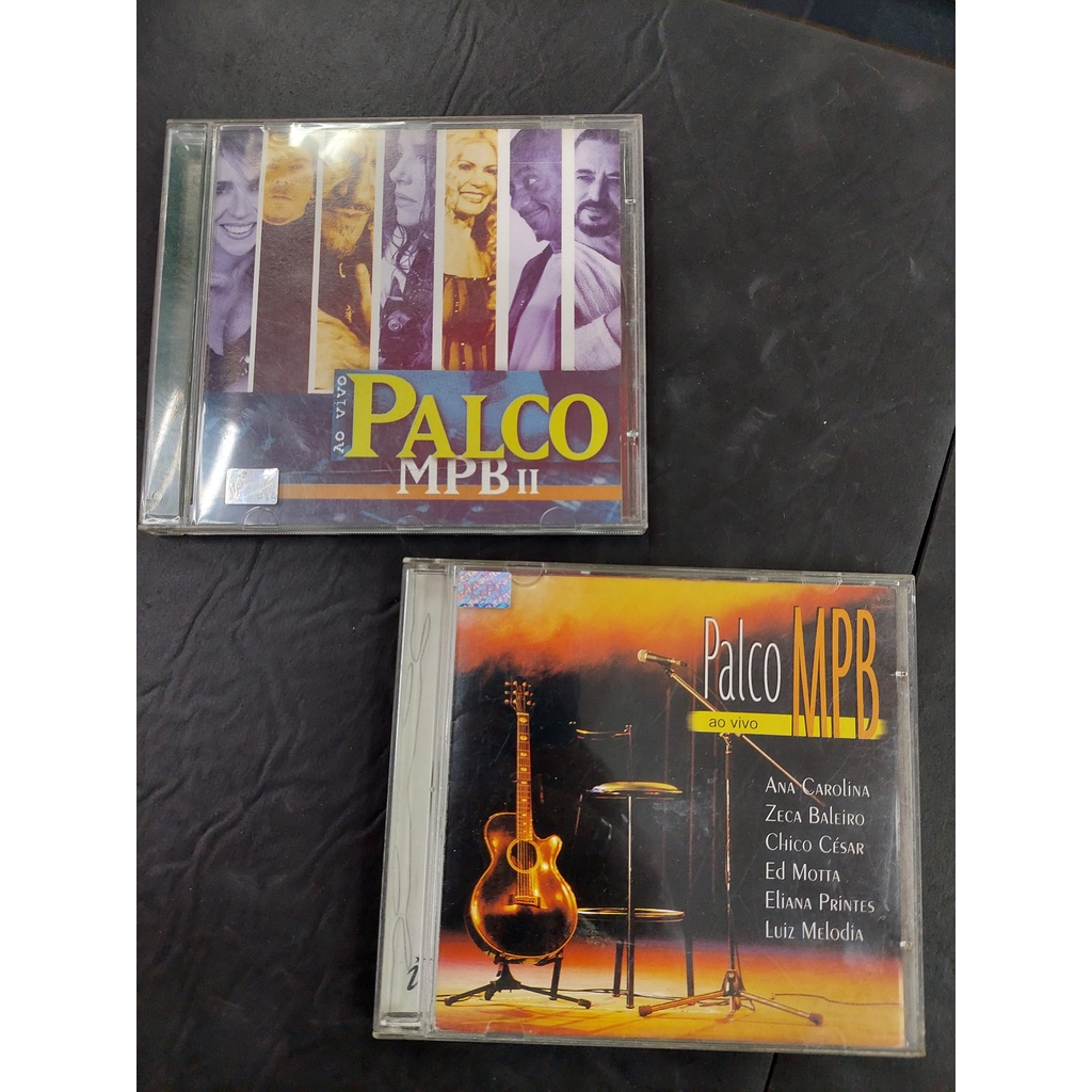 COLETANEA - PALCO MPB 1 e 2 - EXCELENTE - 2 CDS - ANA CAROLINA, ZECA BALEIRO, ED MOTTA ENTRE OUTROS