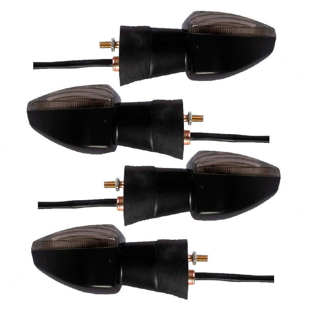 Kit 4 Seta Pisca Transalp Hornet Cbr 600 / 1000 2005 2006 2007 2008 2009 2010 2011 2012 — imagem 2 de 2