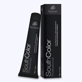 Tintura Coloração South Color Louro Escuro Cobre Acinzentado 60g 6.41